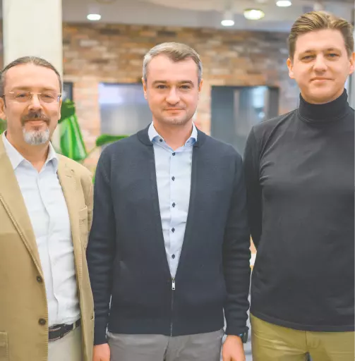 Robert, Chris and Przemek